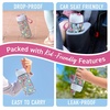 image:imageBentgo Kids Water Bottle LeakProof Bite amp Sip Spout 15 fl oz  PFAS amp BPAFree ShatterResistant Carry Handle Lightweight TopRack Dishwasher Safe Spots amp DotsBlooming Floral