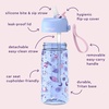 image:imageBentgo Kids Water Bottle LeakProof Bite amp Sip Spout 15 fl oz  PFAS amp BPAFree ShatterResistant Carry Handle Lightweight TopRack Dishwasher Safe Spots amp DotsUnicorn  Lavender Galaxy