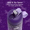 image:imageBentgo Kids Water Bottle LeakProof Bite amp Sip Spout 15 fl oz  PFAS amp BPAFree ShatterResistant Carry Handle Lightweight TopRack Dishwasher Safe Spots amp DotsUnicorn  Lavender Galaxy