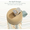 image:imageBentgo Kids Water Bottle LeakProof Bite amp Sip Spout 15 fl oz  PFAS amp BPAFree ShatterResistant Carry Handle Lightweight TopRack Dishwasher Safe Spots amp DotsWavy