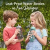 image:imageBentgo Kids Water Bottle LeakProof Bite amp Sip Spout 15 fl oz  PFAS amp BPAFree ShatterResistant Carry Handle Lightweight TopRack Dishwasher Safe Spots amp DotsTrucks