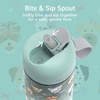 image:imageBentgo Kids Water Bottle LeakProof Bite amp Sip Spout 15 fl oz  PFAS amp BPAFree ShatterResistant Carry Handle Lightweight TopRack Dishwasher Safe Spots amp DotsPuppy Love