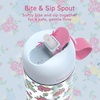 image:imageBentgo Kids Water Bottle LeakProof Bite amp Sip Spout 15 fl oz  PFAS amp BPAFree ShatterResistant Carry Handle Lightweight TopRack Dishwasher Safe Spots amp DotsBlooming Floral