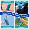 image:imageBentgo Kids Water Bottle LeakProof Bite amp Sip Spout 15 fl oz  PFAS amp BPAFree ShatterResistant Carry Handle Lightweight TopRack Dishwasher Safe Spots amp DotsShark
