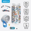 image:imageBentgo Kids Water Bottle LeakProof Bite amp Sip Spout 15 fl oz  PFAS amp BPAFree ShatterResistant Carry Handle Lightweight TopRack Dishwasher Safe Spots amp DotsRace Cars
