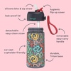 image:imageBentgo Kids Water Bottle LeakProof Bite amp Sip Spout 15 fl oz  PFAS amp BPAFree ShatterResistant Carry Handle Lightweight TopRack Dishwasher Safe Spots amp DotsSssnakes