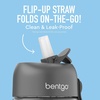 image:imageBentgo Kids Water Bottle Replacement Straws  2Pack of Reusable LeakProof BPAFree SafeSip Straws amp Valves for Bentgo Water Bottles BGKDWB BGKDSTBL