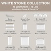 image:imageBentgo Pantry  6Piece Airtight Cereal Containers Easy Push amp Pour Lid Stackable amp Clear BPAFree Storage Locking Lids for Freshness  Ideal for Kitchen amp Pantry Organization Snow22Piece Food Storage Set White Stone