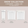 image:imageBentgo Pantry  6Piece Airtight Cereal Containers Easy Push amp Pour Lid Stackable amp Clear BPAFree Storage Locking Lids for Freshness  Ideal for Kitchen amp Pantry Organization Snow6Piece Cereal Set Snow