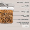 image:imageBentgo Pantry  6Piece Airtight Cereal Containers Easy Push amp Pour Lid Stackable amp Clear BPAFree Storage Locking Lids for Freshness  Ideal for Kitchen amp Pantry Organization Snow6Piece Food Storage Set White Stone