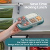 image:imageBentgo Replacement Tray Chill Kids Lunch Box  Reusable 4Compartment Bento Box for Easy Meal Prep 33 Cup Capacity BPAFree Transparent Cover For Ages 3 Confetti Edition  Truly TealTruly Teal Speckle