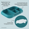 image:imageBentgo Replacement Tray Chill Kids Lunch Box  Reusable 4Compartment Bento Box for Easy Meal Prep 33 Cup Capacity BPAFree Transparent Cover For Ages 3 Confetti Edition  Truly TealTruly Teal Speckle