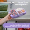 image:imageBentgo Replacement Tray Chill Kids Lunch Box  Reusable 4Compartment Bento Box for Easy Meal Prep 33 Cup Capacity BPAFree Transparent Cover For Ages 3 Confetti Edition  Vivid Orchid