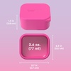 image:imageBentgo Sidekicks 2Pack Silicone Container Set  Dipping Sauce Cups for Condiments amp Small Snacks Reusable Durable amp LeakProof Liquid Storage Salad Dressing Container  26 oz Gray amp AquaLavender  Pink