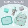 image:imageBentgo Sidekicks 2Pack Silicone Container Set  Dipping Sauce Cups for Condiments amp Small Snacks Reusable Durable amp LeakProof Liquid Storage Salad Dressing Container  26 oz Gray amp AquaGray  Aqua