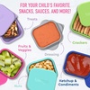 image:imageBentgo Sidekicks 2Pack Silicone Container Set  Dipping Sauce Cups for Condiments amp Small Snacks Reusable Durable amp LeakProof Liquid Storage Salad Dressing Container  26 oz Gray amp AquaLavender  Pink