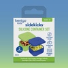 image:imageBentgo Sidekicks 2Pack Silicone Container Set  Dipping Sauce Cups for Condiments amp Small Snacks Reusable Durable amp LeakProof Liquid Storage Salad Dressing Container  26 oz Gray amp AquaBlue  Green