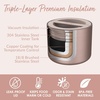 image:imageBentgo Stainless Steel Food Canister Rose Gold and Stainless Steel Utensils Set Rose