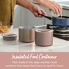 image:imageBentgo Stainless Steel Food Canister Rose Gold and Stainless Steel Utensils Set Rose