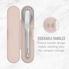image:imageBentgo Stainless Steel Food Canister Rose Gold and Stainless Steel Utensils Set Rose