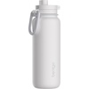 image:imageBentgo Flip 2in1 Straw amp Chug LeakProof Insulated Water Bottle 24 fl oz  Premium 188 Stainless SteelTripleLayer Vacuum Insulation 24Hour Cold BPA amp PFASFree Cafe Au LaitBlanc