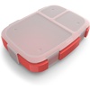 image:imageBentgo Fresh Tray with Cover Reusable 4Compartment Meal Prep Container  BuiltIn Portion Control BPAFree Dishwasher amp Freezer Safe Fits Bentgo Fresh Lunch Box GreenRed