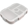 image:imageBentgo Kids Prints Tray with Transparent Cover 5Compartment BPAFree  Meal Prep Portion Control Transparent Lid Freshness Locking Clips Reusable Nature AdventureDino Fossils