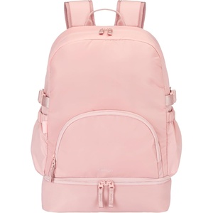image:imageBentgo 2in1 Adult Backpack amp Insulated Lunch Bag  Lightweight WaterResistant Travel Backpack Laptop Sleeve amp Trolley Sleeve for Work amp Everyday Use LavenderSoft Blush