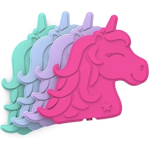 image:imageBentgo Buddies Reusable Ice Packs for Kids  Slim Design for Lunch Boxes Lunch Bags and Coolers Quick Freeze PFAS and BPAFree Multicolored 4Pack DinosaurUnicorn