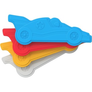 image:imageBentgo Buddies Reusable Ice Packs for Kids  Slim Design for Lunch Boxes Lunch Bags and Coolers Quick Freeze PFAS and BPAFree Multicolored 4Pack DinosaurRace Cars