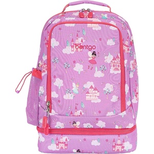 image:imageBentgo Kids 2in1 Backpack amp Insulated Lunch Bag with Padded Straps  16 Kids School Backpack for Travel amp Sleepovers WaterResistant Large Compartments amp Water Bottle Pocket Petal PinkFairies