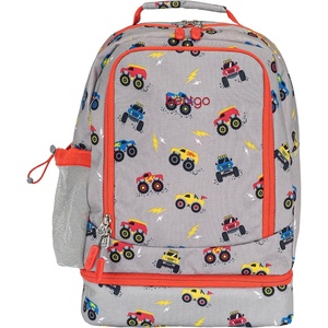 image:imageBentgo Kids 2in1 Backpack amp Insulated Lunch Bag with Padded Straps  16 Kids School Backpack for Travel amp Sleepovers WaterResistant Large Compartments amp Water Bottle Pocket Petal PinkTrucks