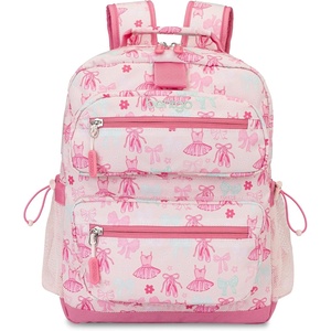 image:imageBentgo Kids Print Durable amp WaterResistant BackpackBallet  Bows