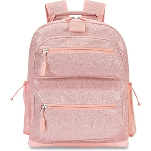 image:imageBentgo Kids Print Durable amp WaterResistant BackpackGlitter Edition  Petal Pink