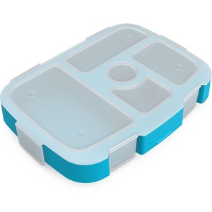 image:imageBentgo Kids Replacement Tray with Transparent Cover 5 Compartments  BuiltIn Portion Control BPAFree Fits Bentgo Kids Lunch Box Confetti Edition  Abyss BlueConfetti Edition  Abyss Blue