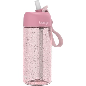 image:imageBentgo Kids Water Bottle LeakProof Bite amp Sip Spout 15 fl oz  PFAS amp BPAFree ShatterResistant Carry Handle Lightweight TopRack Dishwasher Safe Ballet amp BowsPetal Pink