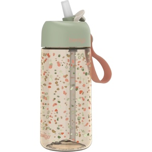 image:imageBentgo Kids Water Bottle LeakProof Bite amp Sip Spout 15 fl oz  PFAS amp BPAFree ShatterResistant Carry Handle Lightweight TopRack Dishwasher Safe Spots amp DotsGeo Speckle