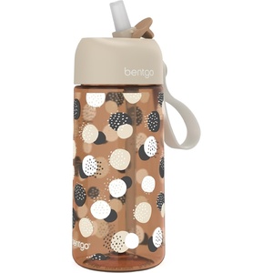 image:imageBentgo Kids Water Bottle LeakProof Bite amp Sip Spout 15 fl oz  PFAS amp BPAFree ShatterResistant Carry Handle Lightweight TopRack Dishwasher Safe Spots amp DotsSpots and Dots