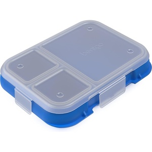 image:imageBentgo Pop Replacement Tray with Cover 4 Compartments BPAFree  5Cup Capacity Adjustable Divider Microwave amp Dishwasher Safe Kids 8 amp Teens Spring GreenBlueSpring GreenBlue