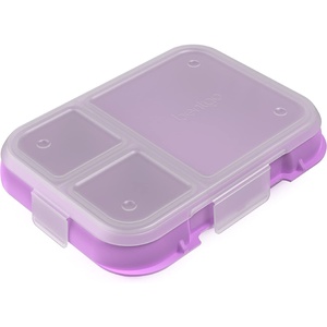 image:imageBentgo Pop Replacement Tray with Cover 4 Compartments BPAFree  5Cup Capacity Adjustable Divider Microwave amp Dishwasher Safe Kids 8 amp Teens Spring GreenBluePeriwinklePink