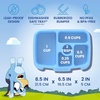 image:imageBentgo  BLUEY 3Piece Kids Lunch Set LeakProof Bento Box  Insulated Lunch Bag 15 fl oz Water Bottle PFAS amp BPAFree Ages 3 Hearts amp CraftsPlay Day