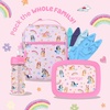 image:imageBentgo  BLUEY Kids LeakProof 5Compartment BentoStyle Kids Lunch Box  Ideal Portion Sizes for Ages 37 Durable DropProof Dishwasher Safe PFAS amp BPAFree Materials Hearts amp CraftsHearts  Crafts
