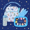 image:imageBentgo  BLUEY Kids LeakProof 5Compartment BentoStyle Kids Lunch Box  Ideal Portion Sizes for Ages 37 Durable DropProof Dishwasher Safe PFAS amp BPAFree Materials Hearts amp CraftsBlueys Universe