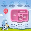 image:imageBentgo  BLUEY Kids LeakProof 5Compartment BentoStyle Kids Lunch Box  Ideal Portion Sizes for Ages 37 Durable DropProof Dishwasher Safe PFAS amp BPAFree Materials Hearts amp CraftsHearts  Crafts