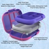 image:imageBentgo Chill Kids 4Compartment Bento Box Leakproof Lunch Box  BuiltIn Ice Pack 33 Cup Capacity BPAFree Microwave amp Dishwasher Safe Tray Ideal for Ages 37 RedRoyalElectric Violet