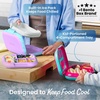 image:imageBentgo Chill Kids 4Compartment Bento Box Leakproof Lunch Box  BuiltIn Ice Pack 33 Cup Capacity BPAFree Microwave amp Dishwasher Safe Tray Ideal for Ages 37 RedRoyalConfetti Edition  Vivid Orchid