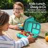 image:imageBentgo Chill Kids 4Compartment Bento Box Leakproof Lunch Box  BuiltIn Ice Pack 33 Cup Capacity BPAFree Microwave amp Dishwasher Safe Tray Ideal for Ages 37 RedRoyalElectric Aqua