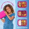 image:imageBentgo Chill Kids 4Compartment Bento Box Leakproof Lunch Box  BuiltIn Ice Pack 33 Cup Capacity BPAFree Microwave amp Dishwasher Safe Tray Ideal for Ages 37 RedRoyalFuchsiaTeal