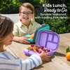 image:imageBentgo Chill Kids 4Compartment Bento Box Leakproof Lunch Box  BuiltIn Ice Pack 33 Cup Capacity BPAFree Microwave amp Dishwasher Safe Tray Ideal for Ages 37 RedRoyalPurple