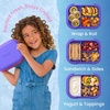 image:imageBentgo Chill Kids 4Compartment Bento Box Leakproof Lunch Box  BuiltIn Ice Pack 33 Cup Capacity BPAFree Microwave amp Dishwasher Safe Tray Ideal for Ages 37 RedRoyalElectric Violet